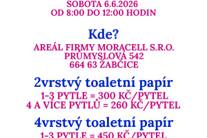 Prodej toaletního papíru pro veřejnost